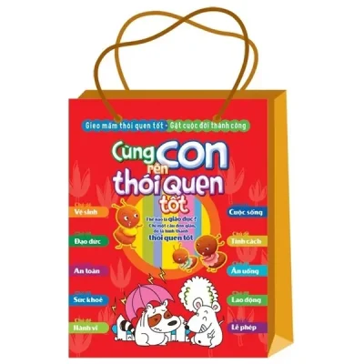Cùng Con Rèn Thói Quen Tốt (Bộ Túi 10 Cuốn) (2018) - Nhiều Tác Giả