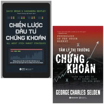 Combo Sách Tâm Lý Thị Trường Chứng Khoán + Chiến Lược Đầu Tư Chứng Khoán (Bộ 2 Cuốn) - George Charles Selden, David Brown, Kassandra Bentley