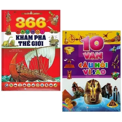 Sách 10 Vạn Câu Hỏi Vì Sao Và 366 Câu Hỏi Khám Phá Thế Giới (Bộ 2 Cuốn) - Nhiều Tác Giả