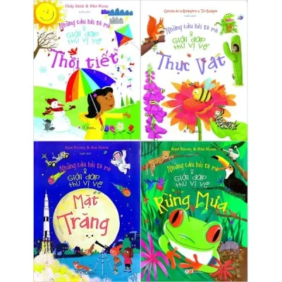 Combo Sách Những Câu Hỏi Tò Mò Và Giải Đáp Thú Vị (Bộ 4 Cuốn) (2023) - Nhiều Tác Giả
