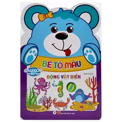 Gấu Con Khéo Tay - Bé Tô Màu: Động Vật Biển (2020) - Kim Thuỷ