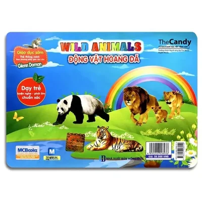 Flashcard Dạy Trẻ Theo Phương Pháp Glenn Doman - Động Vật Hoang Dã (2020) - The Candy
