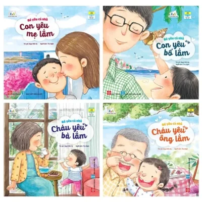 Sách Bé Yêu Cả Nhà (Bộ 4 Cuốn) (2022) - Ngụy Hiểu Hy
