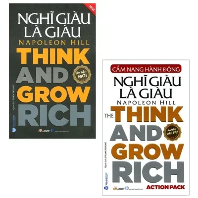 Sách Nghĩ Giàu Là Giàu (Bộ 2 Cuốn) (2021) - Napoleon Hill
