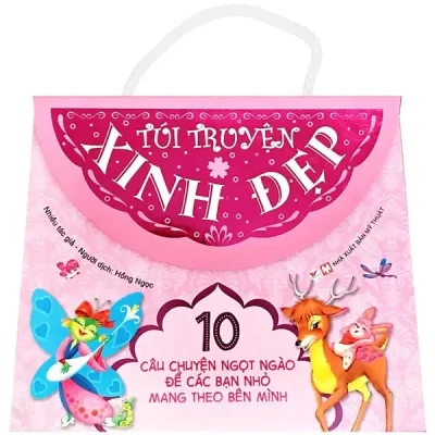 Túi Truyện Xinh Đẹp - 10 Câu Chuyện Tuyệt Vời Để Các Bạn Nhỏ Mang Theo Bên Mình (Túi Màu Hồng) (2020) - Nhiều Tác Giả
