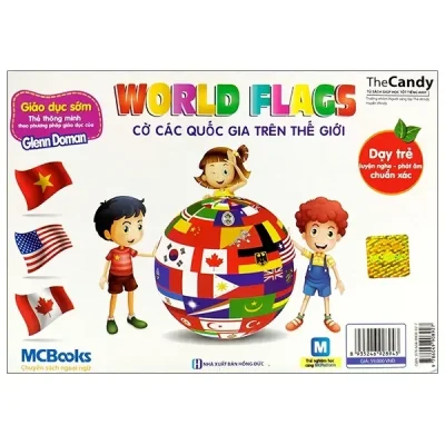 Flashcard Dạy Trẻ Theo Phương Pháp Glenn Doman - Cờ Các Quốc Gia Trên Thế Giới (2020) - The Candy
