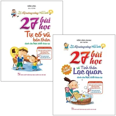 Combo 27 Bài Học Tự Cổ Vũ Bản Thân + 27 bài Học Về Tinh Thần Lạc Quan (Bộ 2 Cuốn) - Kiếm Lăng