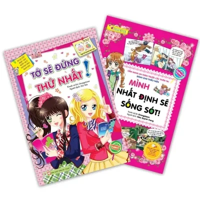 Sách Smart Girls - Mình Nhất Định Sẽ Sống Sót + Tớ Sẽ Đứng Thứ Nhất (Bộ 2 Tập) (2021) - Orangetoon