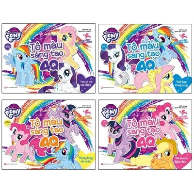Sách My Little Pony - Tô Màu Sáng Tạo 4Q (Bộ 4 Cuốn) - Nhiều Tác Giả