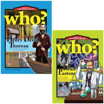 Combo Sách Who? Chuyện Kể Về Danh Nhân Thế Giới: Louis Pasteur + Henry David Thoreau (Bộ 2 Cuốn) (2020) - ChungBe Studios , Oh, Youngseok, Lee, Heejung, Team Kids