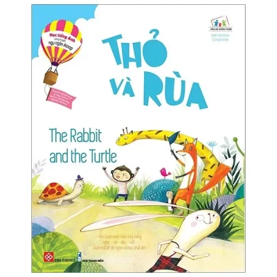 Học Tiếng Anh Cùng Truyện Ngụ Ngôn Aesop - Thỏ Và Rùa - The Rabbit And The Turtle (2020) - Megan Sussman, Jaekyung Jeong