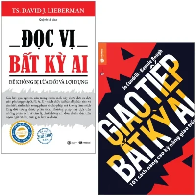Combo Sách Đọc Vị Bất Kỳ Ai + Giao Tiếp Bất Kỳ Ai (Bộ 2 Cuốn) - TS David J Lieberman, Jo Condrill, Bennie Bough