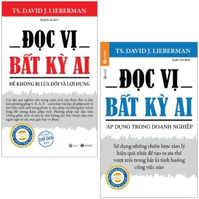 Combo Sách Đọc Vị Bất Kỳ Ai (Bộ 2 Cuốn) - TS David J Lieberman