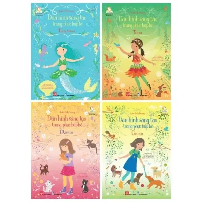 Sticker Dolly Dressing - Dán Hình Sáng Tạo Trang Phục Búp Bê - Bộ 1 (Bộ 4 Tập) (2022) - Nhiều Tác Giả