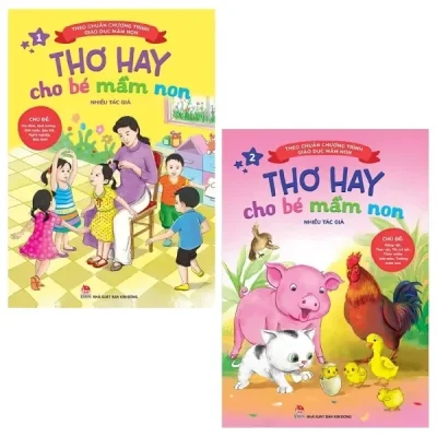 Combo Thơ Hay Cho Bé Mầm Non - Tập 1 Và 2 (2019) - Nhiều Tác Giả