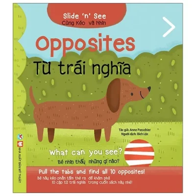 Cùng Kéo Và Nhìn: Opposites - Từ Trái Nghĩa (2020) - Anne Passchier