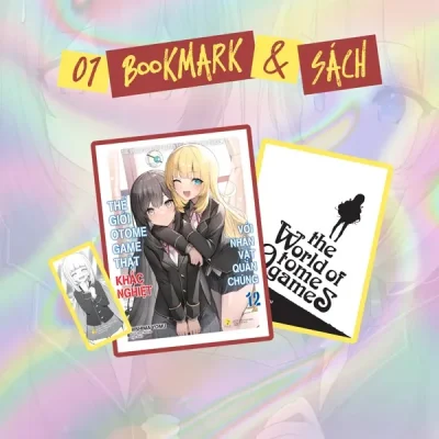 Thế Giới Otome Game Thật Khắc Nghiệt Với Nhân Vật Quần Chúng - Tập 12 - Tặng Kèm Bookmark (2025) - Mishima Yomu, Monda