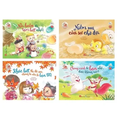 Sách Sách Song Ngữ Bồi Dưỡng Tâm Lý, Trí Tuệ Cho Trẻ (Bộ 4 Cuốn) (2020) - Thái Tịch, Trần Trí Quốc