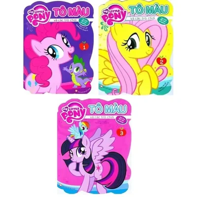 Sách My Little Pony - Tô Màu Và Các Trò Chơi (Bộ 3 Cuốn) - Nhiều Tác Giả