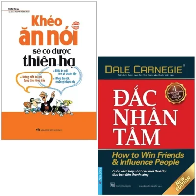 Combo Sách Đắc Nhân Tâm + Khéo Ăn Nói Sẽ Có Được Thiên Hạ (Bộ 2 Cuốn) - Dale Carnegie, Trác Nhã