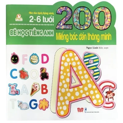 200 Miếng Bóc Dán Thông Minh - Bé Học Tiếng Anh (2018) - Ngọc Linh