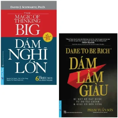Combo Sách Dám Làm Giàu + Dám Nghĩ Lớn (Bộ 2 Cuốn) - Phạm Tuấn Sơn, David J Schwartz, PhD