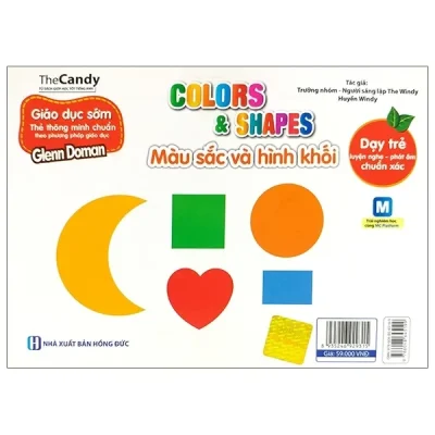 Flashcard Dạy Trẻ Theo Phương Pháp Glenn Doman - Màu Sắc Và Hình Khối (2020) - The Candy