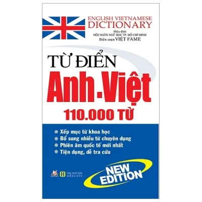 Từ Điển Anh - Việt 110.000 Từ (2020) - Việt Fame