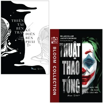 Combo Sách Thuật Thao Túng + Thiên Tài Bên Trái, Kẻ Điên Bên Phải (Bộ 2 Cuốn) (2022) - Wladislaw Jachtchenko, Cao Minh