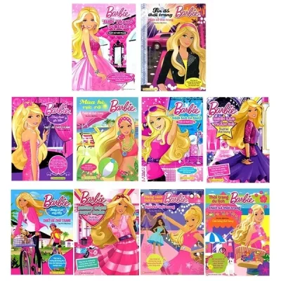 Sách Barbie Thiết Kế Thời Trang (Bộ 10 Cuốn) (2020) - The Five Mile