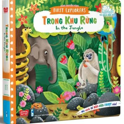 Sách Chuyển Động - First Explorers - In The Jungle - Trong Khu Rừng (2022) - Jenny Wren