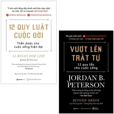 Combo Sách Vượt Lên Trật Tự - 12 Quy Tắc Cho Cuộc Sống + 12 Quy Luật Cuộc Đời - Thần Dược Cho Cuộc Sống Hiện Tại (Bộ 2 Cuốn) - Jordan B Peterson