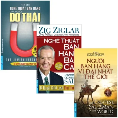 Combo Sách Nghệ Thuật Bán Hàng Bậc Cao + Nghệ Thuật Bán Hàng Của Người Do Thái + Người Bán Hàng Vĩ Đại Nhất Thế Giới (Bộ 3 Cuốn) - Zig Ziglar, Yaniv Zaid, Og Mandino