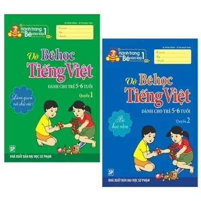 Combo Hành Trang Bé Vào Lớp 1 - Vở Bé Học Tiếng Việt - Quyển 1 Và 2 (Bộ 2 Quyển) (2018) - Lê Hồng Đăng, Lê Thị Ngọc Ánh
