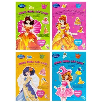 Tủ Sách Công Chúa - Công Chúa Lấp Lánh (Bộ 4 Cuốn) - Aladdin