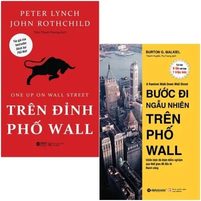 Combo Sách Trên Đỉnh Phố Wall + Bước Đi Ngẫu Nhiên Trên Phố Wall (Bộ 2 Cuốn) (2021) - Peter Lynch, John Rothchild, Burton G Malkiel
