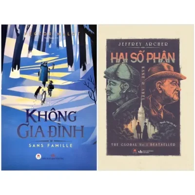 Combo Sách Không Gia Đình + Hai Số Phận (Bộ 2 Cuốn) - Hector Malot, Jeffrey Archer