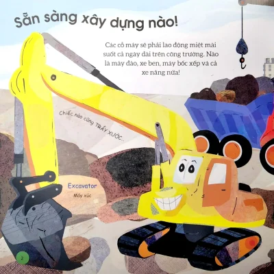 Busy Machines Digger Nhung Co May Nang No May Dao Dat Song Ngu Anh Viet 2021 Amy Johnson Kirsten Collier 692ebdab7e1a7