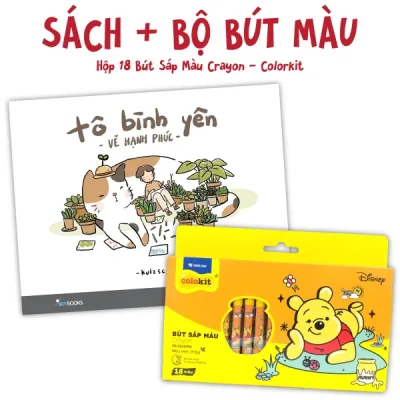 Combo Sach To Binh Yen Ve Hanh Phuc Hop 18 But Sap Mau Crayon Colorkit Cr C013po Hinh Gau Pooh 2022 Kulzsc 69300f63f354d