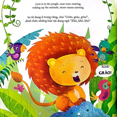Cuon Sach Dau Tien Cua Be Roar Roar Roaring Tieng Gam Cua Su Tu 2021 Melanie Joyce Sanja Rescek 692ec14c750f9