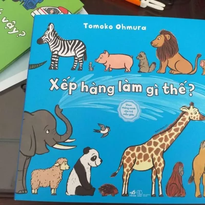 Ehon Thong Minh Cho Tre Mau Giao Xep Hang Lam Gi The 2019 Ohmura Tomoko 692e4fc1c098c