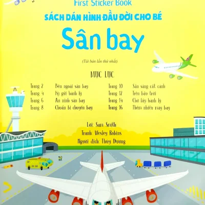 First Sticker Book Sach Dan Hinh Dau Doi Cho Be San Bay 2021 Sam Smith 692dc72055614