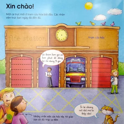 Lets Go To The Fire Station Nao Minh Cung Den Tram Cuu Hoa Song Ngu Anh Viet 2021 Claire Philip Hannah Wood 692ebdf1b99bf