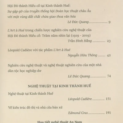 Nghe Thuat Va Nghe Nhan Vung Kinh Thanh Hue 2019 Leopold Michel Cadiere Edmond Gras 692e63098b8c1