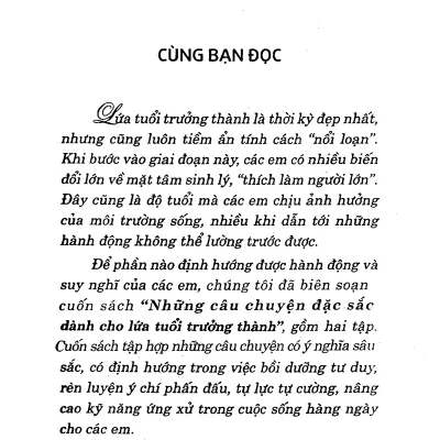 Nhung Cau Chuyen Dac Sac Danh Cho Lua Tuoi Truong Thanh Tap 1 2018 Anh Ba 692ec79fa5401