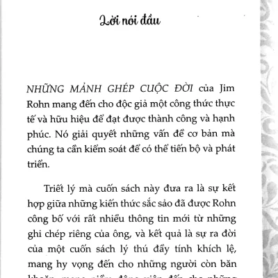 Nhung Manh Ghep Cuoc Doi Cam Nang Kien Tao Thanh Cong Ca Nhan 2025 Jim Rohn 692e62f3ce91f