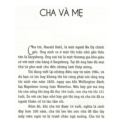 Nhung Ngay Xua Yeu Dau 2021 Roald Dahl 692d88c45d19c