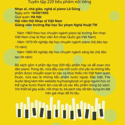 Piano Cho Thieu Nhi Tuyen Tap 220 Tieu Pham Noi Tieng Phan 2 Kem File Audio 2023 Le Dung 694f98660ee14