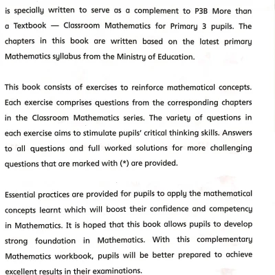 Sach Giao Khoa Toan Singapore Lop 3 Workbook Mathematics 3b More Than A Textbook 2017 Abel Chong 692e55111c6d7
