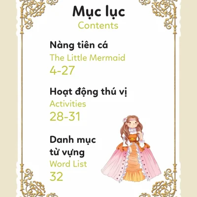 Truyen Co Tich Noi Tieng Song Ngu Viet Anh The Little Mermaid Nang Tien Ca 2021 Shu Hua Huang Chia Fen Her Truong Nghia Van 694c8d5eccd4b